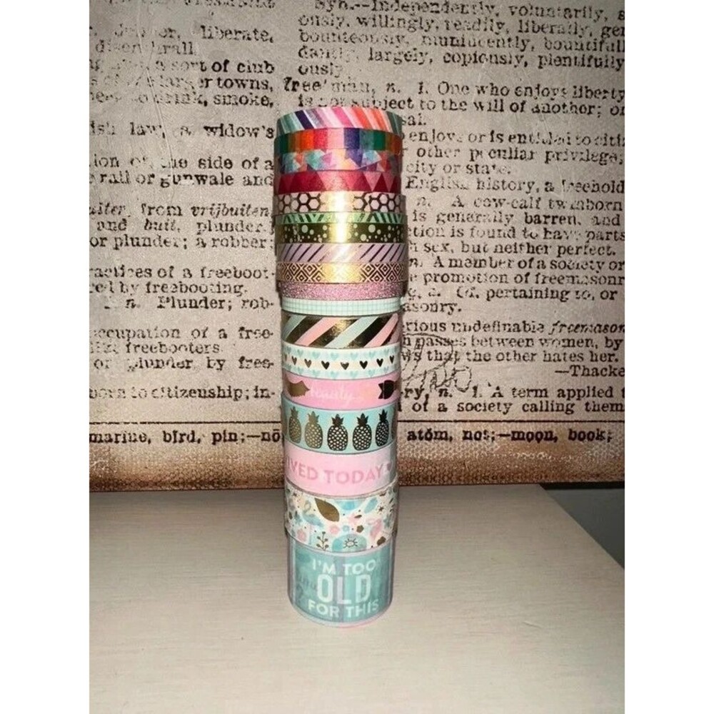 Washi Tape 18 Rolls